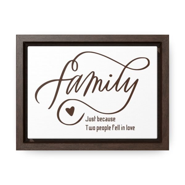 Family Wood Wrapped Canvas