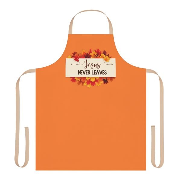 Jesus Never Leaves Apron from Lantsa Gifts