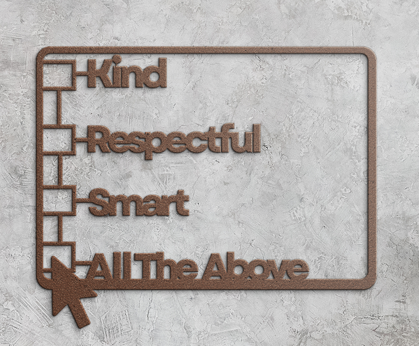 Kind Respectful Smart Metal Art Copper