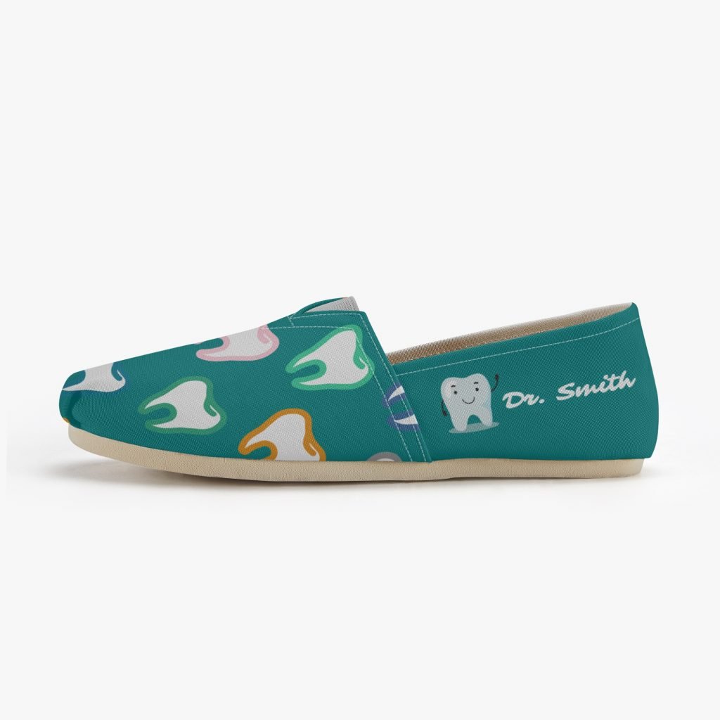 Personalized Dental Pattern Casual Shoe Up