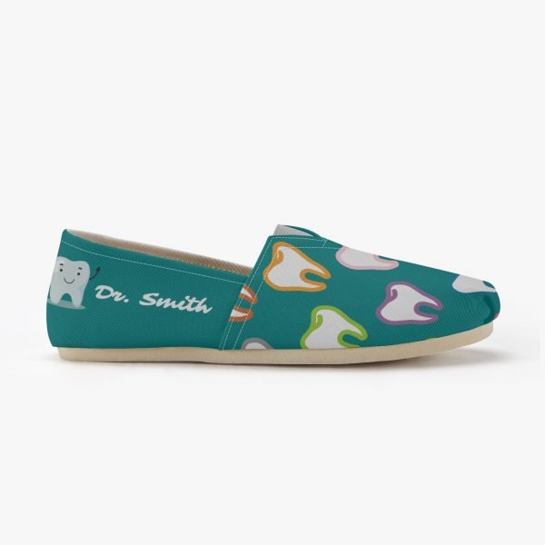 Personalized Dental Pattern Casual Shoe Up