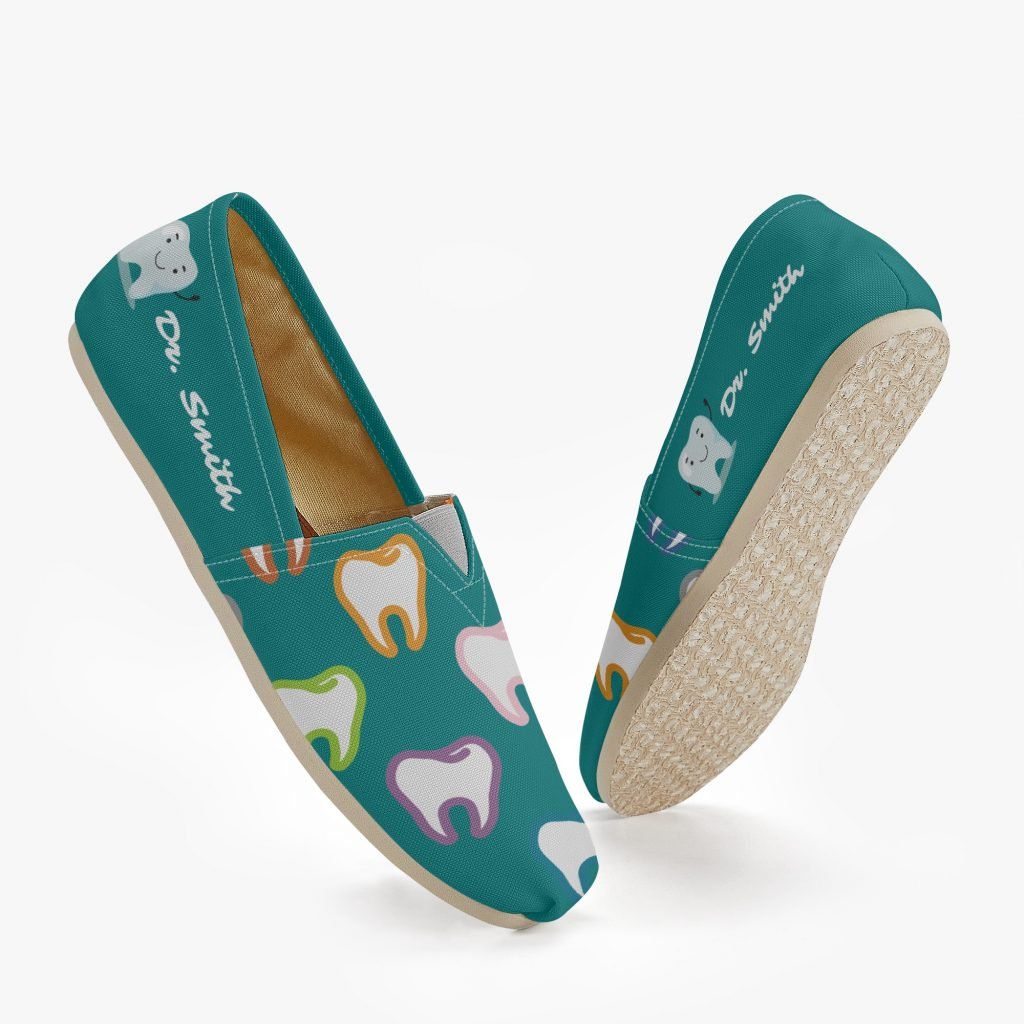Personalized Dental Pattern Casual Shoe Up