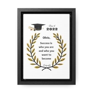 Personalized Graduation Wishes Gallery Frame