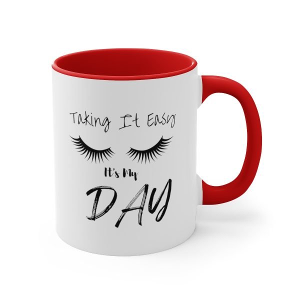 Taking It Easy Coffee Mug Red