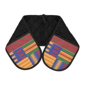 African Pattern Oven Mitts