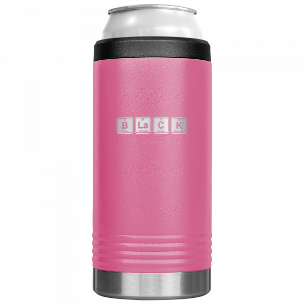 BLACK Chemical Elements Slim Koozie Pink