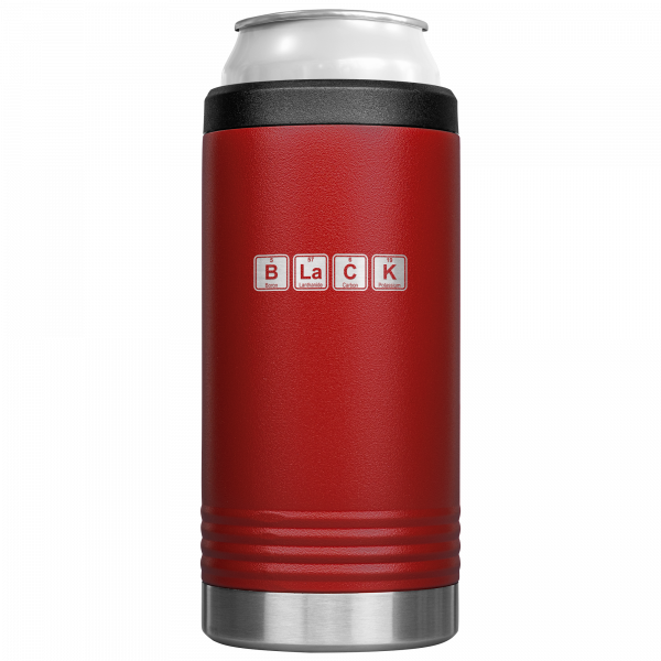 BLACK Chemical Elements Slim Koozie Red