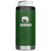 Chemical Elements With Woman Profile Slim Koozie Green