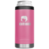 Chemical Elements With Woman Profile Slim Koozie Pink