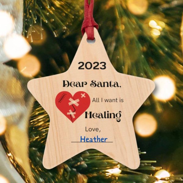 Dear Santa ornament