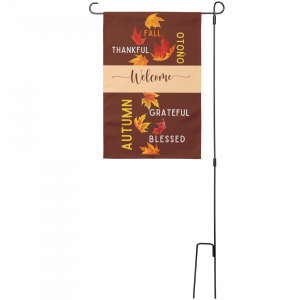 Thankful Grateful Blessed Fall Garden Flag from Lantsa Gifts