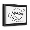 Family Just Because Wood Wrapped Canvas from Lantsa Gifts