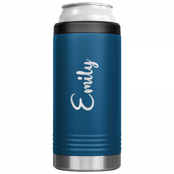 Blue Personalized Name Koozie