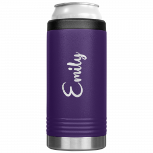 Purple Personalized Name Koozie