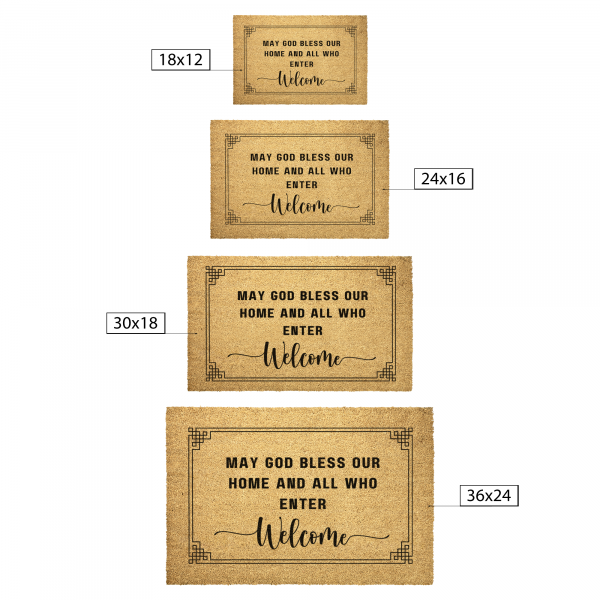 Lantsa Gifts Doormat Size Chart