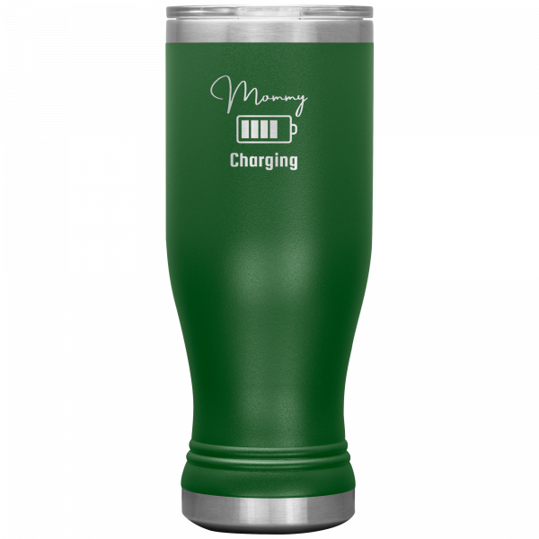 Mommy Charging Boho Tumbler Green