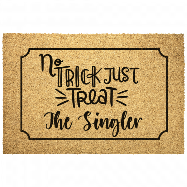 No Trick Just Treat Doormat