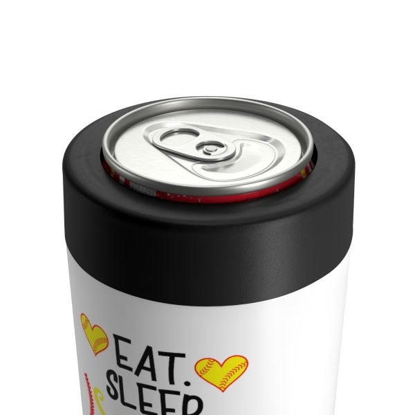 Eat Sleep Softball Repeat Regular Can Holder