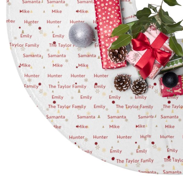 Custom Names Christmas Tree Skirt