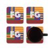 African Pattern Custom Coasters