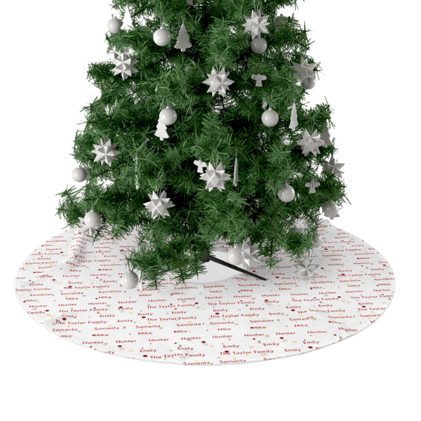 Custom Names Christmas Tree Skirt