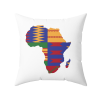 Africa Design Pattern Style 1 Square Pillow