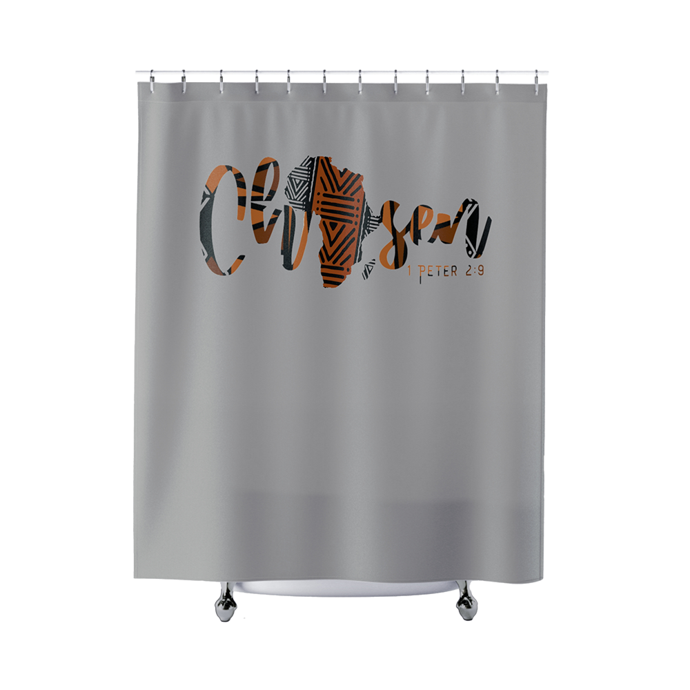 Chosen African Pattern Shower Curtain