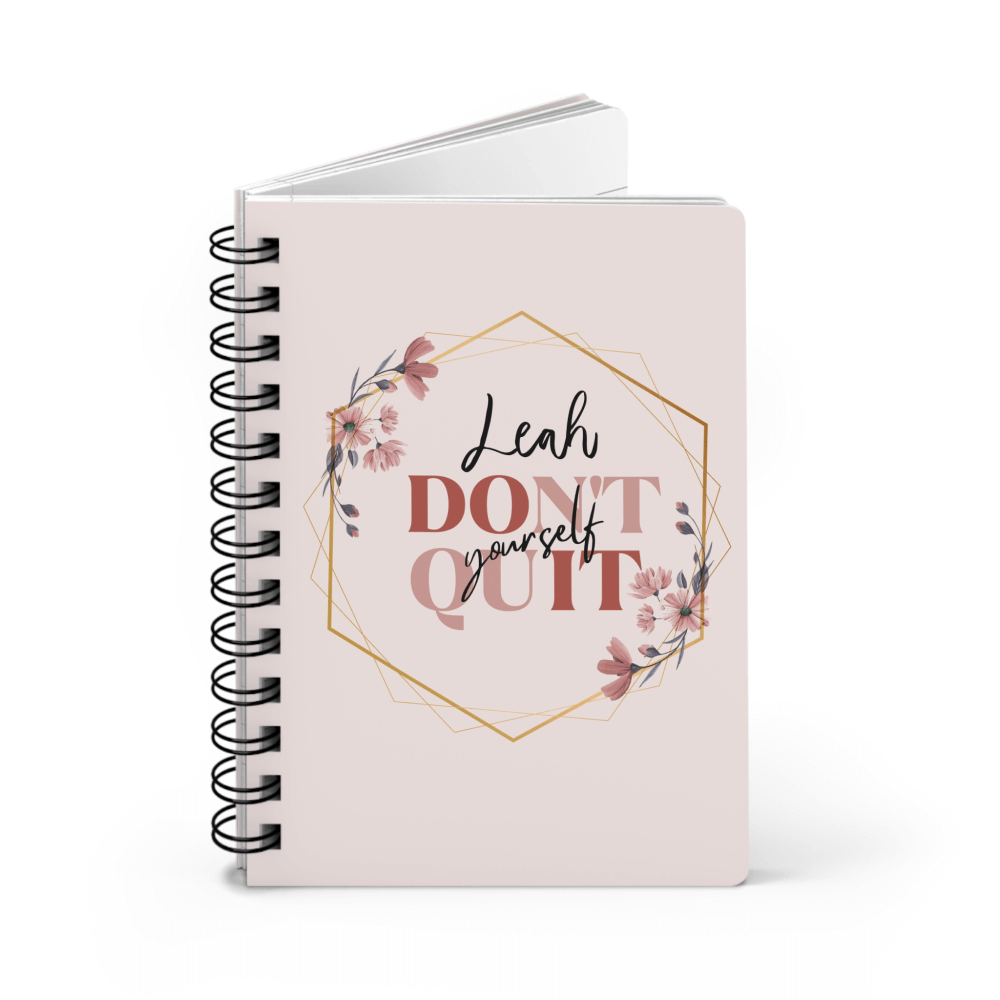 Custom Inspirational Notebook