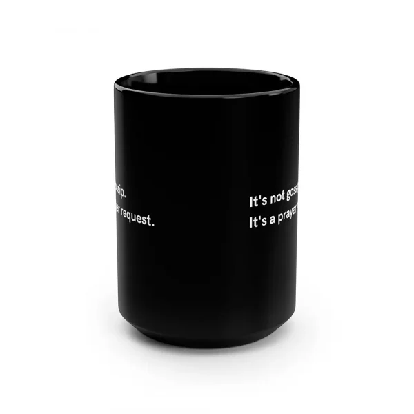 Morning Devotion Personalized Black Mug