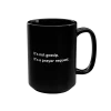 Morning Devotion Personalized Black Mug