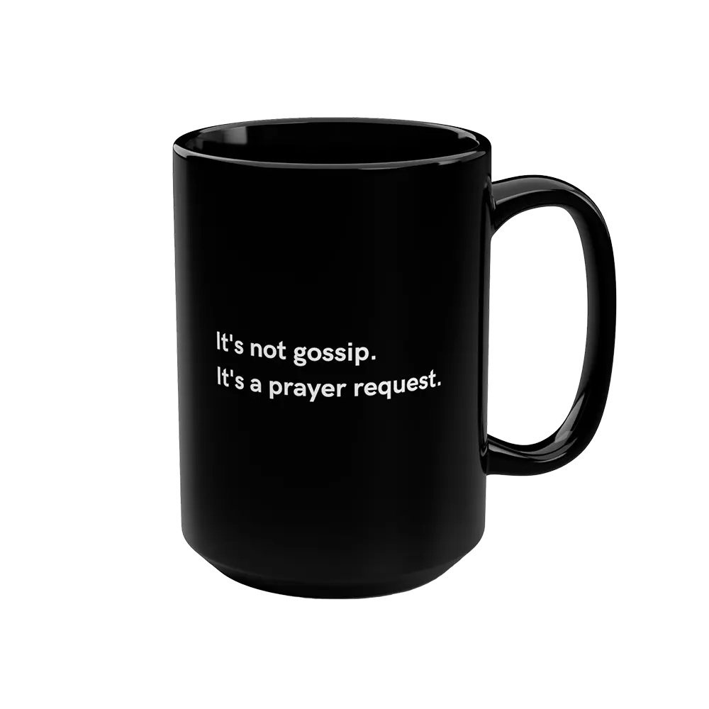 Morning Devotion Personalized Black Mug