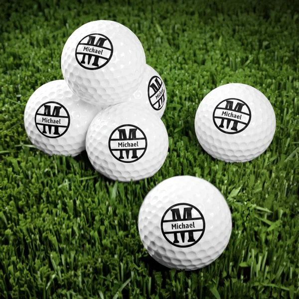 Personalized Name Monogram Golf Balls