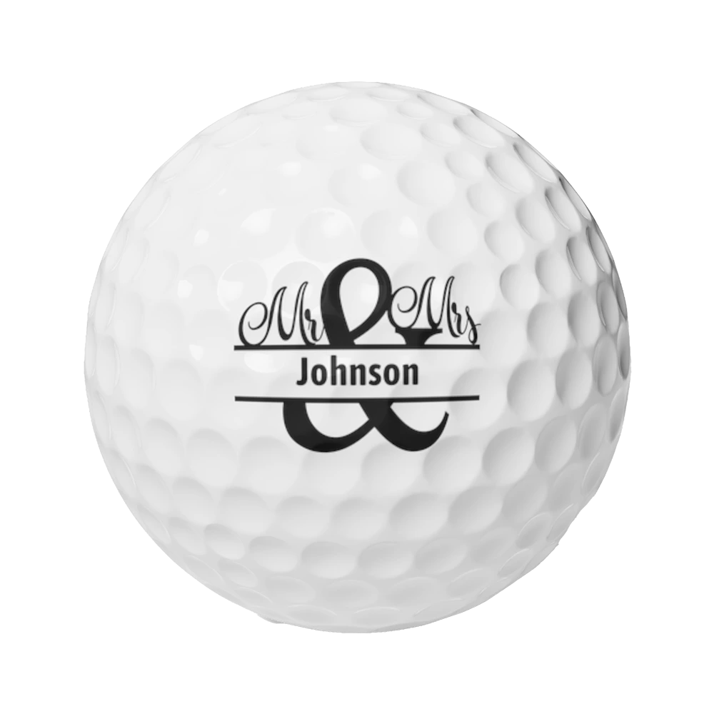 Personalized Name Monogram Golf Balls