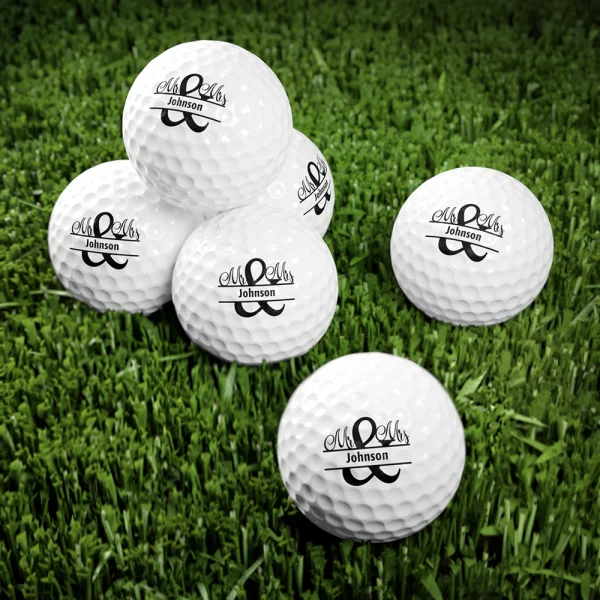 Personalized Name Monogram Golf Balls