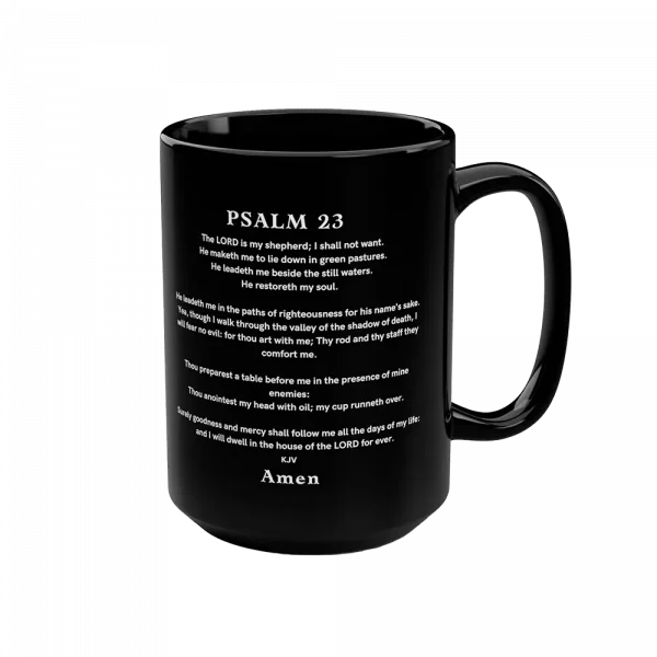 Psalm 23 The Lord Is My Shepherd Mug