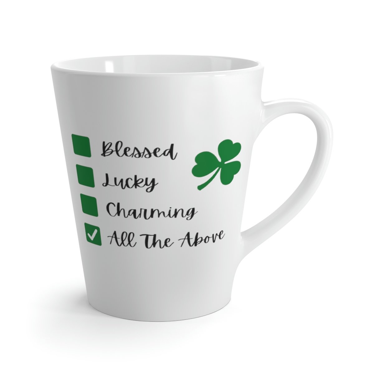 Blessed Lucky Charming Shamrock St. Patrick's Day Mug