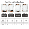 Youth Sweatshirt Size Guide