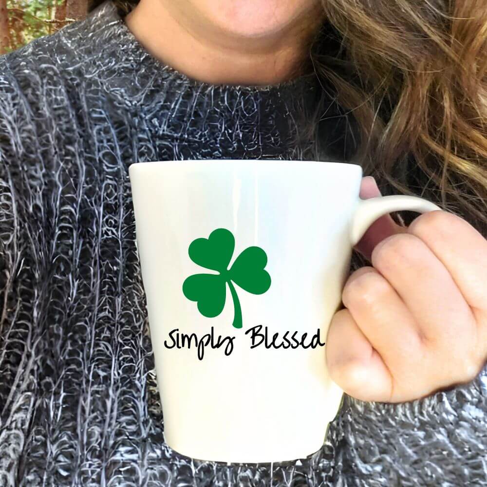 Simply Blessed St. Patrick's Day Mug