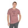 This Guy Runs On Coffee & Jesus T-Shirt Heather Mauve