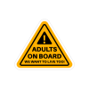 Adults On Board Car Sticker Sets