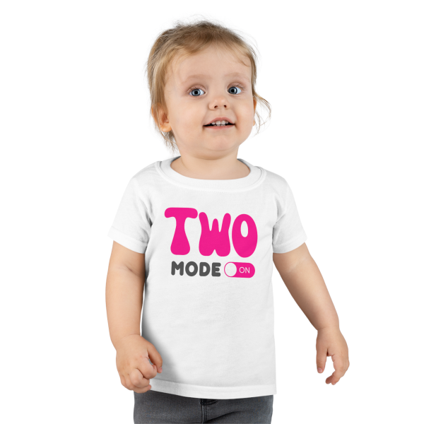 Custom Birthday T-Shirt Toddler Age Mode On