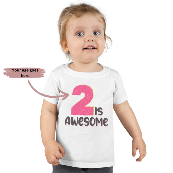 Toddler Custom Birthday T-Shirt