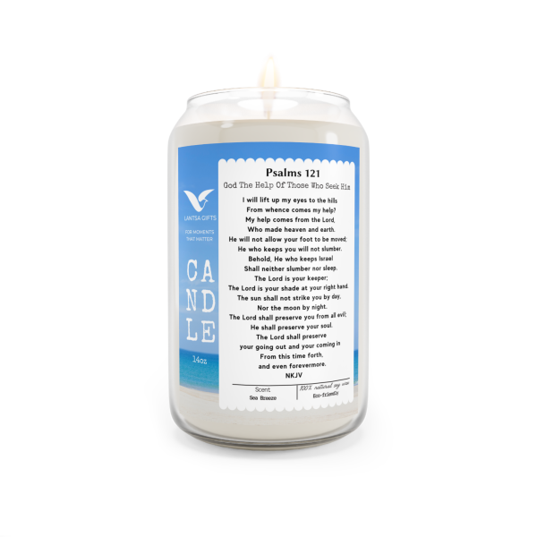 Psalms 121 Faith Base Uplifting Candle