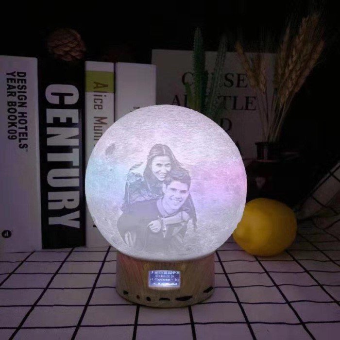 Custom Bluetooth Speaker LED Lamp