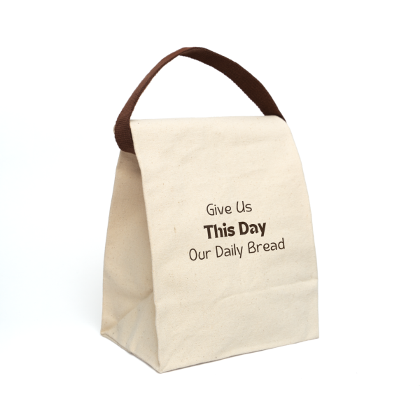 Canvas Lunch Bag Give Us Our Daily Bread