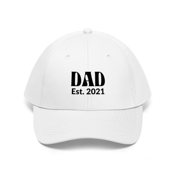 Mom Dad Established Year Embroidered Cap Custom Hat