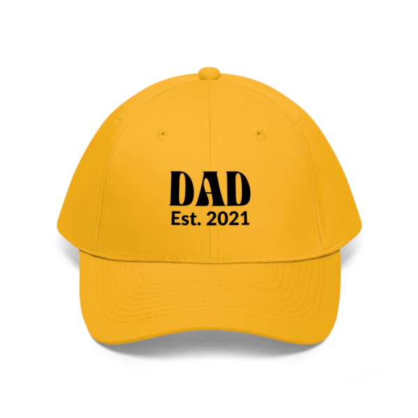 Mom Dad Established Year Embroidered Cap Custom Hat