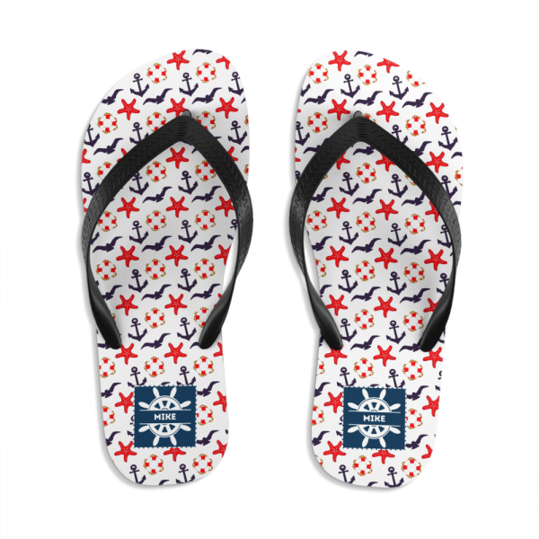 Custom Beach Flip Flops