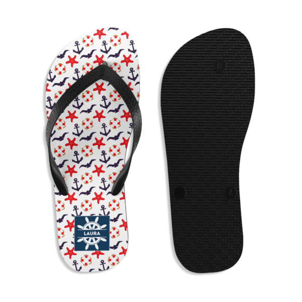 Custom Beach Flip Flops