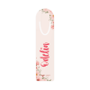 Custom Peach Flower Bookmark